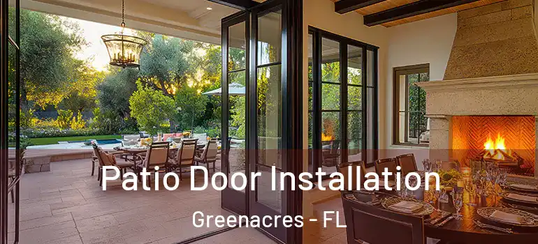  Patio Door Installation Greenacres - FL