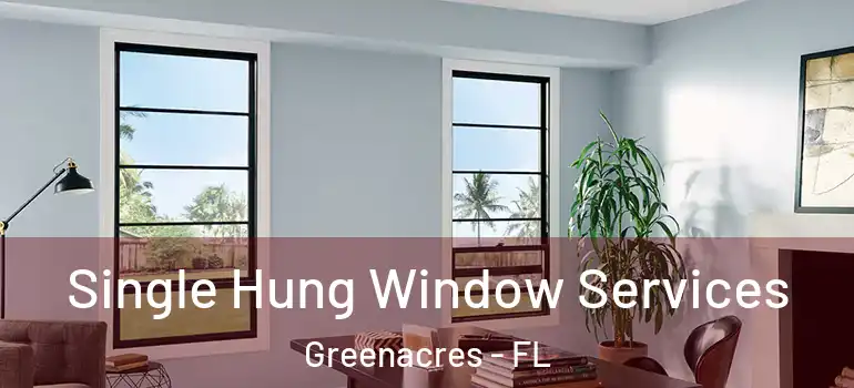  Single Hung Window Services Greenacres - FL