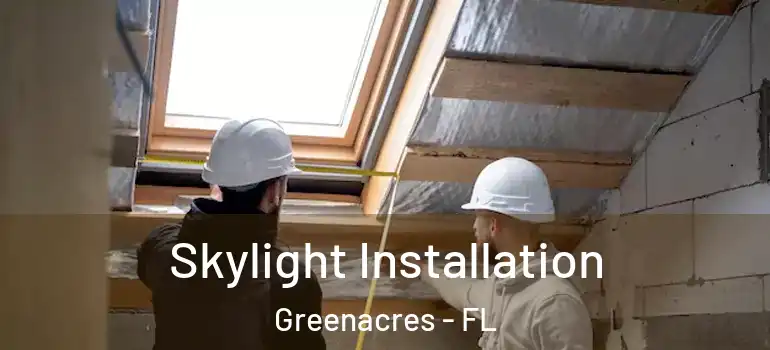  Skylight Installation Greenacres - FL