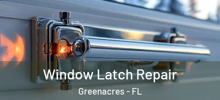  Window Latch Repair Greenacres - FL